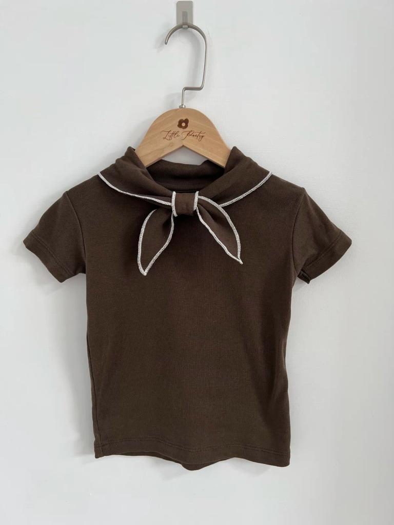 新品　Misha & Puff Scout Tee-Bark 4y 小旭市集] Misha & Puff - Scout Tee in Bark - 4y / 110cm