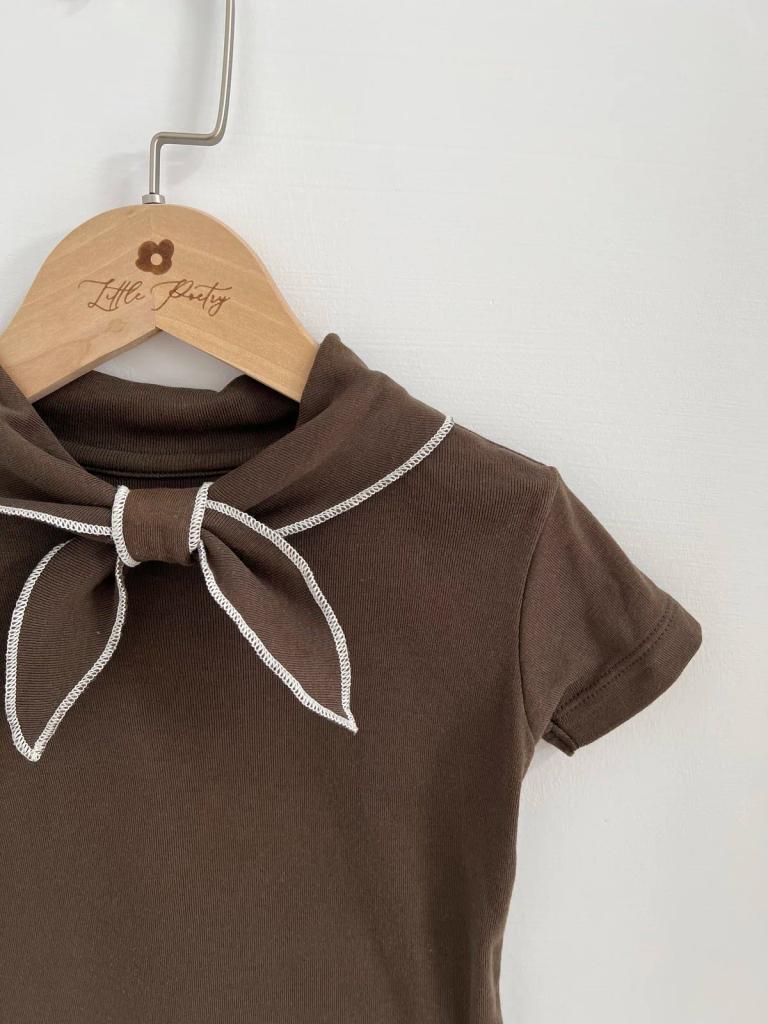 小旭市集] Misha & Puff - Scout Tee in Bark - 4y / 110cm