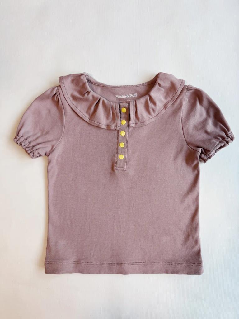 小旭市集] Misha & Puff - Ulla Tee- Plum Petal - 4y / 110cm