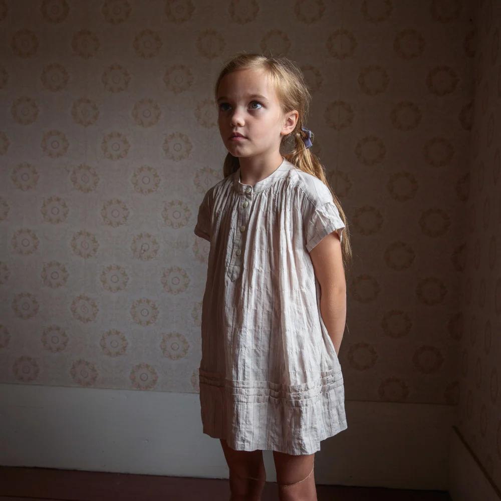 小旭市集] Soor Ploom - Goldie Dress in Pinstripe - 5y