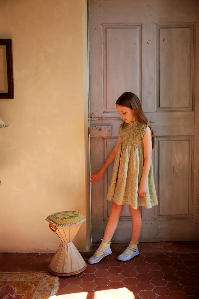 小旭市集] Apolina - Mia smock dress - Wallflower - 3y / 100cm