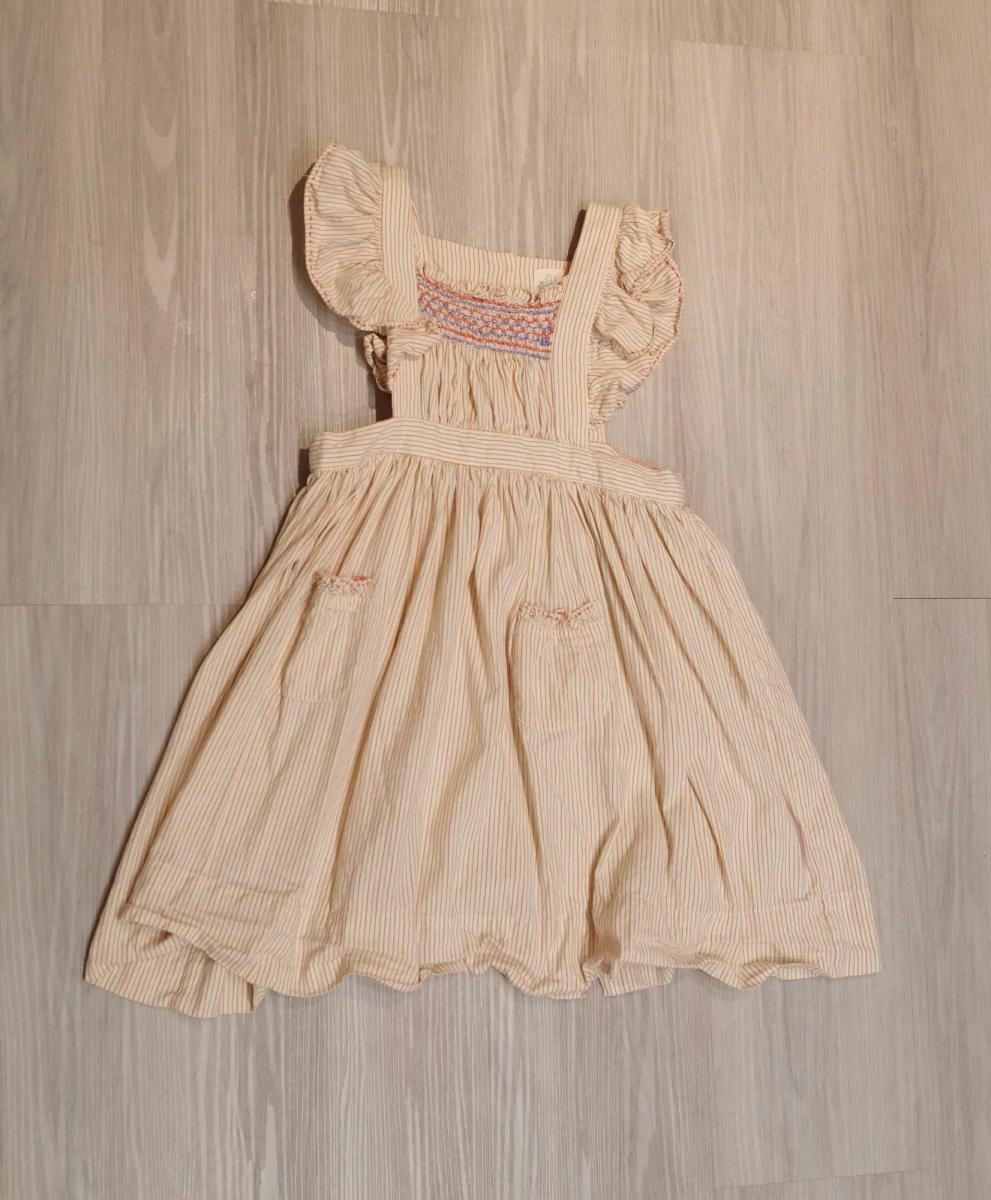 小旭市集] Apolina - Bessie pinafore - Cazan stripe - 9y