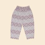 Cara Curve Jersey Trouser - Icelandic Poppy Jacquard