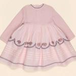 Cindy Structured Organdie Dress - Harebell