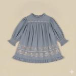 APOLINA LILY dress(blue montain )
