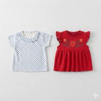 女童短袖上衣兩件組