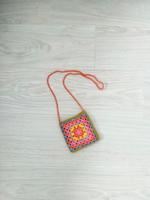 Crochet Big Square Bag - Poppy