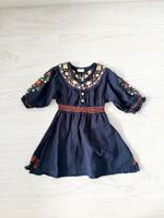 ELEANOR DRESS, MIDNIGHT NAVY