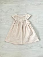 細緻褶邊無袖洋裝