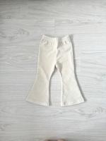 Golden bootscut pants - Cream