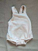 Dean Strap Romper Pale pink 淡粉色吊帶包屁褲