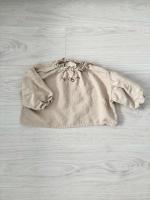 Sand Parachute Linen Tunic exclusive embroidery cherry bloosom