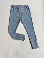 兒童有機棉Leggings - Blue Moon/Cream
