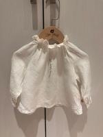 La Petite Alice Linen Ruffle Tunic Layla with Long （86-92