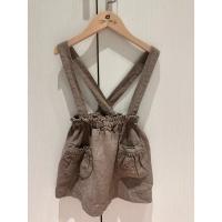 La Petite Alice Shirt Poppy with Short Sleeves刺綿羊摩卡色 （86-92