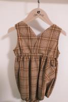 格紋 Romper