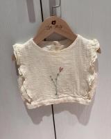 Popelin Organic Embroidered Top 無袖上衣（4