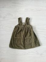 The Vintage Corduroy Overdress - Olive