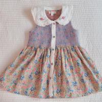 Ibiza Smocked Top | Blue