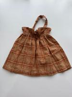 Carrot skirt - arancione quadri