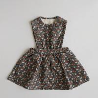 Tippi Flowery Recycled Cotton Dress | Grey