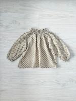 Imelda blouse leaf print