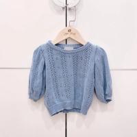 Mipounet 莫蘭迪藍針織 set 