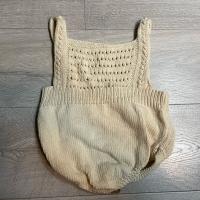 針織包屁吊帶褲