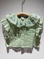 SS24 Silvie Blouse - Organdie Spearmint