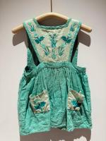 SS24 綠色繡花Apron