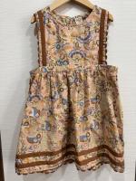 Gredy Pinafore - Woodland Floral Cream