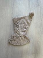 MTO cable bobble balaclava. alabaster tweed
