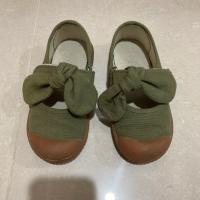 Golden Lane Green with Bow Latex Sole