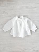 La Petite Alice Linen Ruffle Tunic Layla with Long （86-92