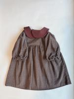 Susanna Dress - Tiny Purple/Mogano