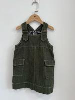 Buckle Jumper Dress - Sage Denim