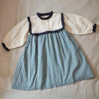 Ines Dress - Blue Vichy Check