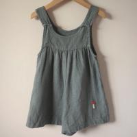 蘑菇刺繡吊帶褲（已保留勿下）