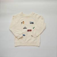 PM熱賣款-刺繡車車大學T(白)