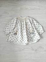 Sissy dress - snowdrop calico flower
