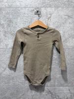 KIDWILD Organic Vintage Bodysuit L/S - Moss