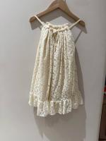 小花刺繡渡假洋裝