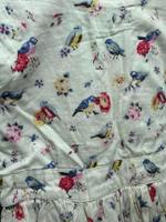 英國Cath Kidston 鳥兒綁帶洋裝 有澎度 85成新 1-2Y