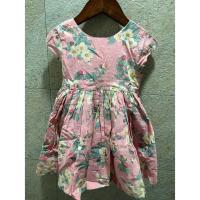 Cath Kidston 全新含吊牌 粉格底花卉洋裝 版大 12-18m