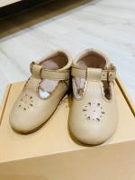 Consciously baby,皮革花瓣T-Bar鞋	蜂蜜	US 5