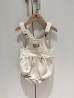 Twin Collective BOWIE BUBBLE ROMPER - NATURAL ORGANIC