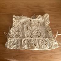 鏤空刺繡背心