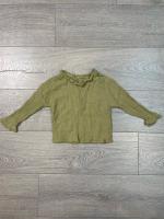 荷葉領長袖上衣 Ruf Longsleeve - Pistache