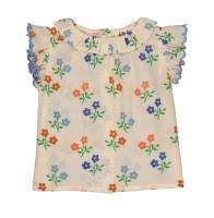 小花荷葉上衣 Jenny Baby Blouse Lola