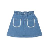 Carine Denim Mini-skirt Blue 牛仔口袋短裙